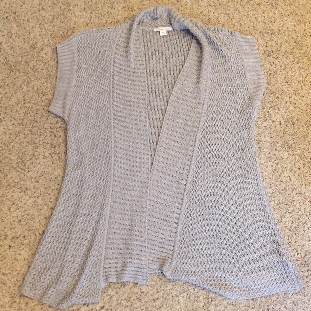 Tunic Sweater - gray/silver - (A-26)